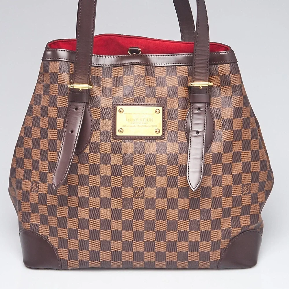 ✅💯 AUTHENTIC LOUIS VUITTON TOTE GM HAMSPTEAD - Picture 4 of 15